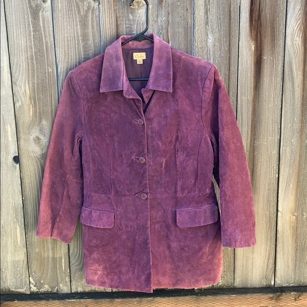 Vintage Suede Coat Size Large